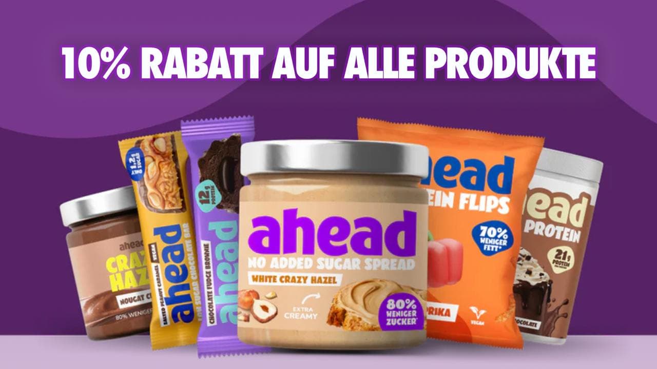 10% Rabatt auf alles bei ahead bei ahead