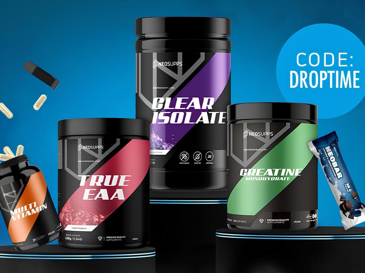 10% Rabatt auf alles bei Neosupps bei Neosupps