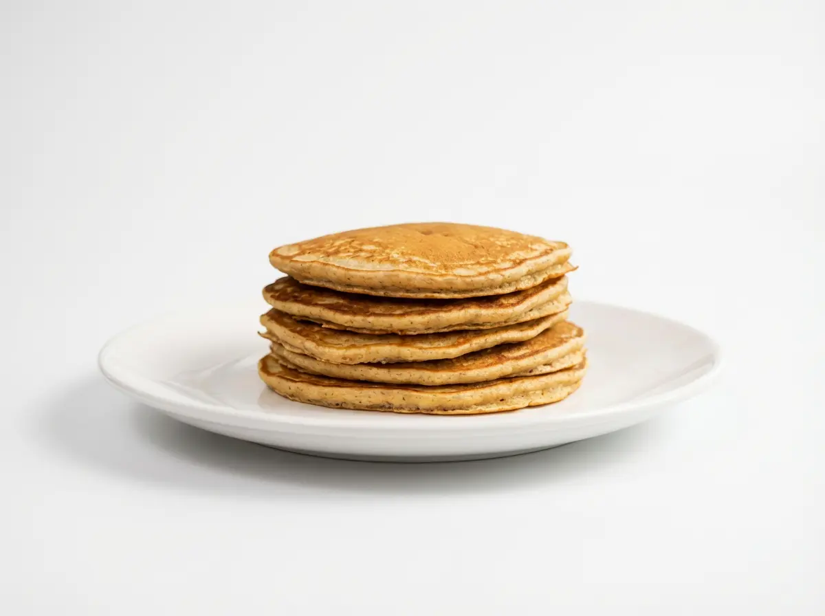 Bild von Protein Pancakes auf einem Teller.