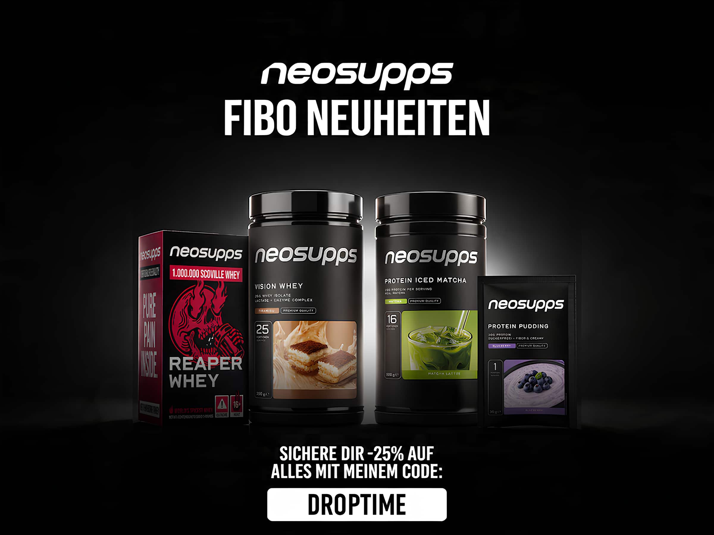 25% Rabatt auf alles bei Neosupps bei Neosupps