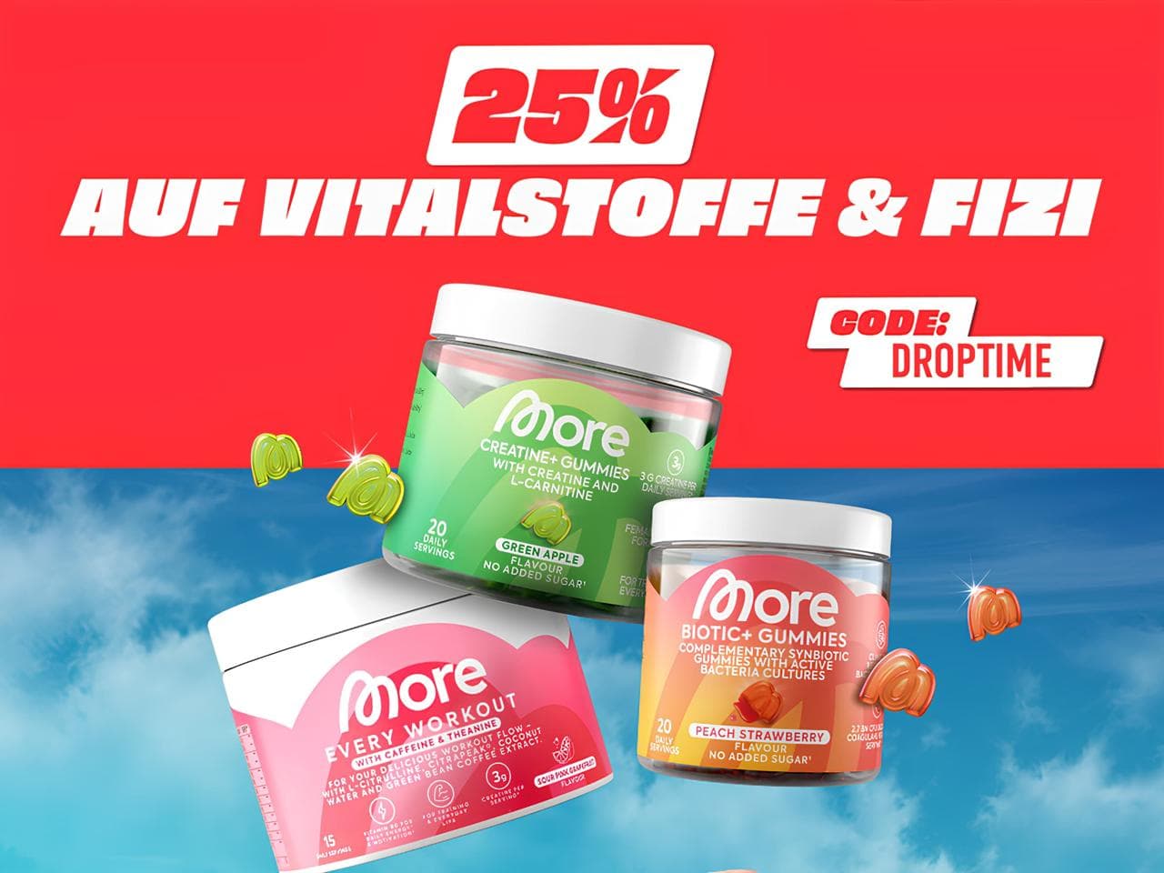 25% auf Vitalstoffe & FIZI bei MORE bei MORE