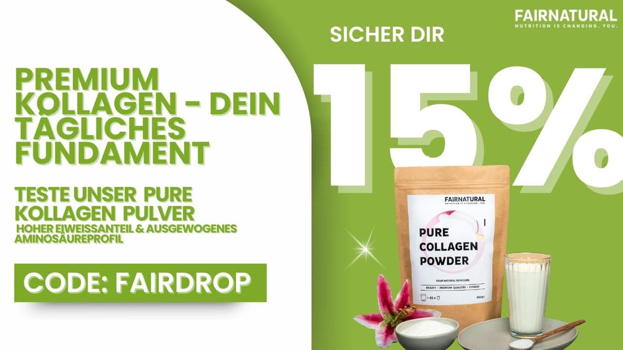 15% auf Kollagen bei fairnatural bei fairnatural