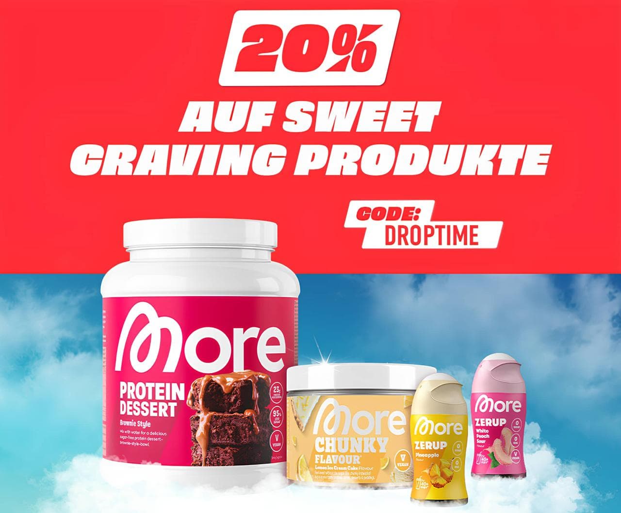 20% auf Aktionsprodukte bei MORE bei MORE