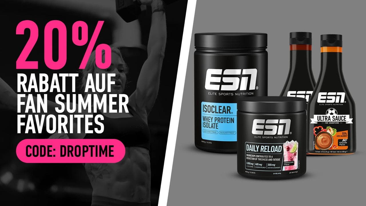 20% auf Fan Summer Favorites bei ESN bei ESN