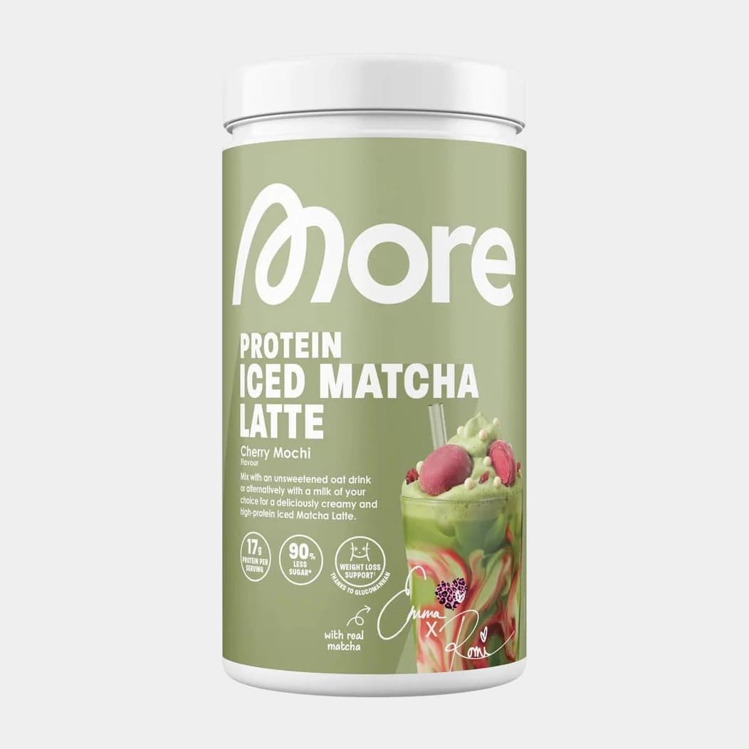 More Protein Iced Matcha Latte