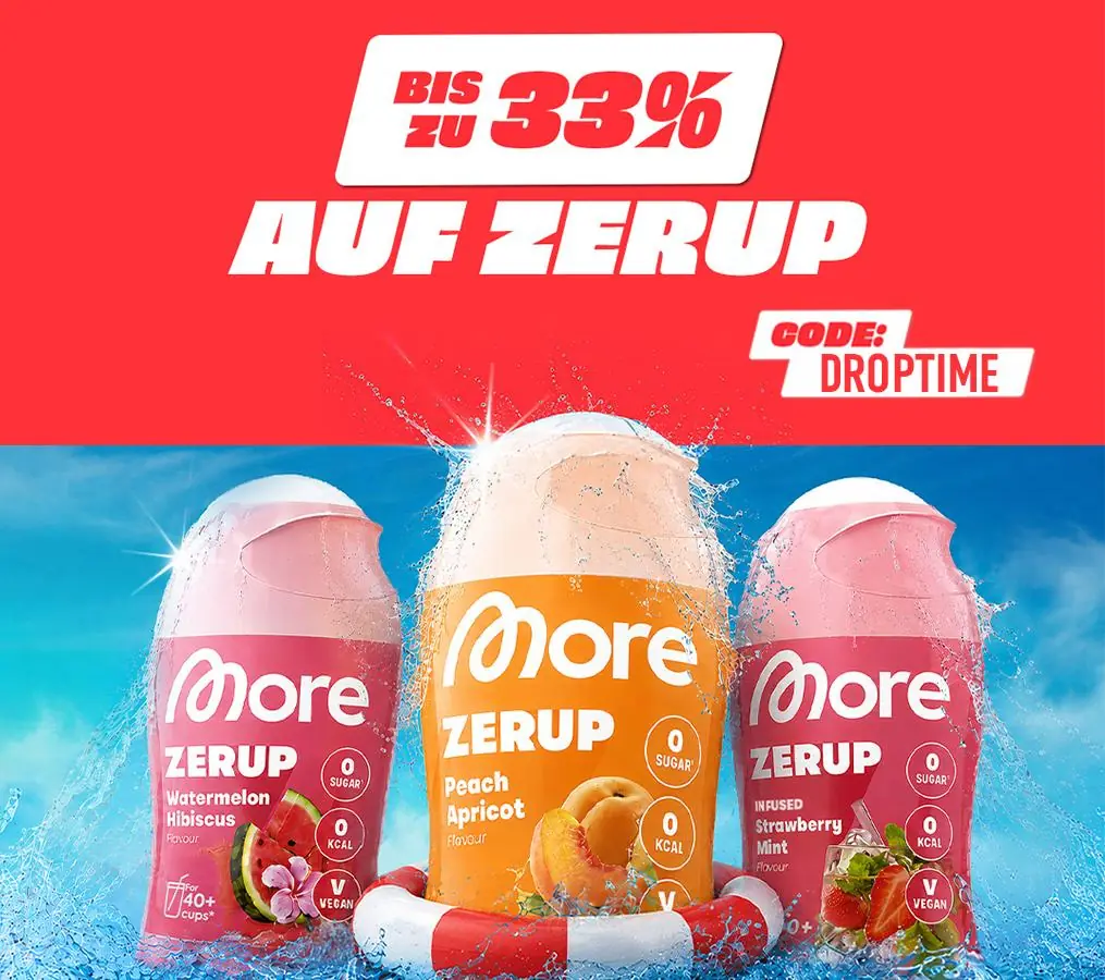 Bis zu 33% auf Zerups bei MORE