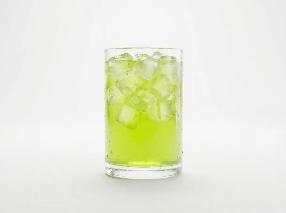 Bild von einem Glas mit Wasser und EAA-Pulver.