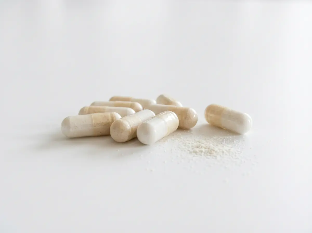 Bild mehrerer Kapseln mit Probiotika.