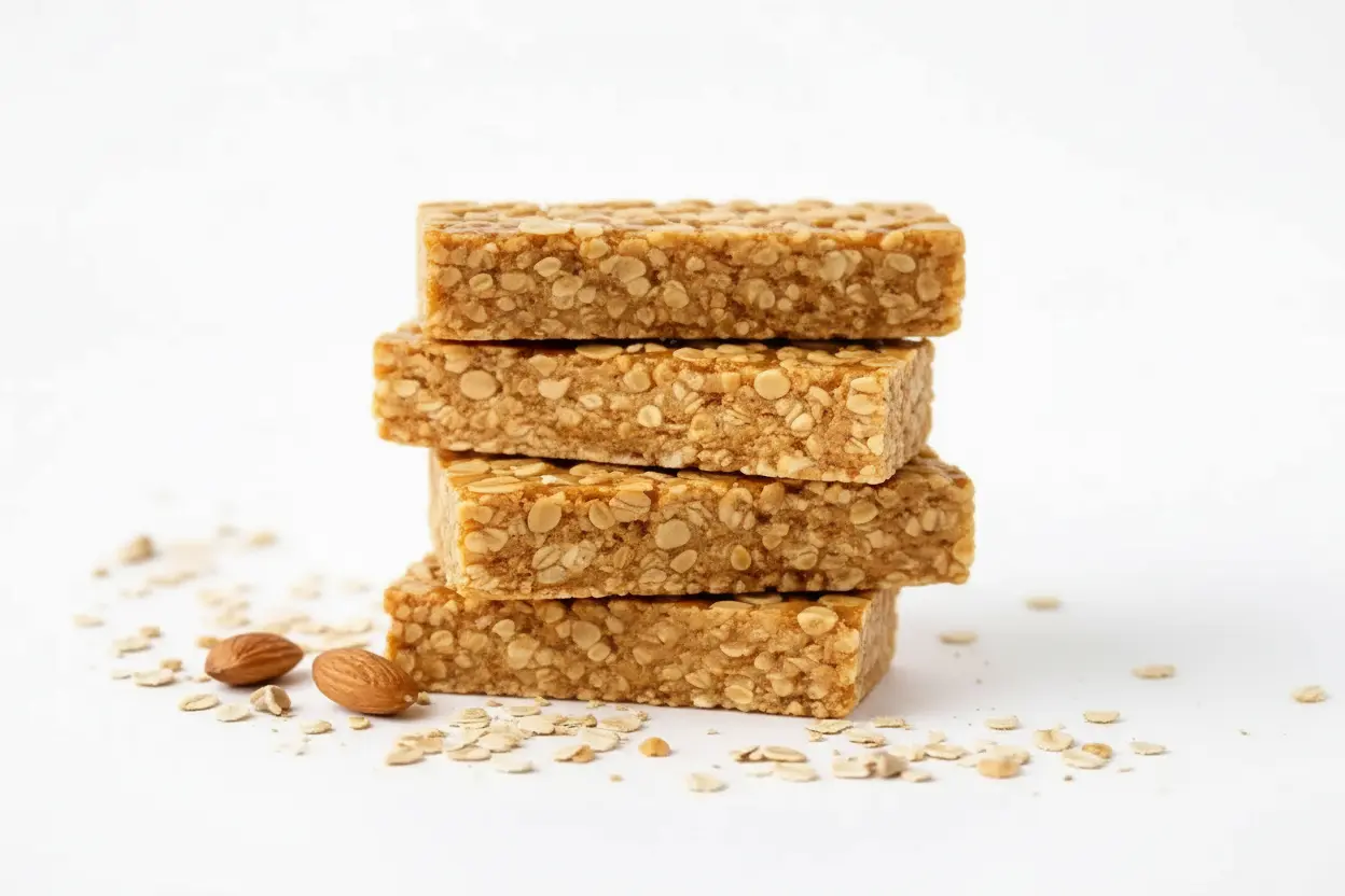 Bild von einem Stapel Oat Bars.