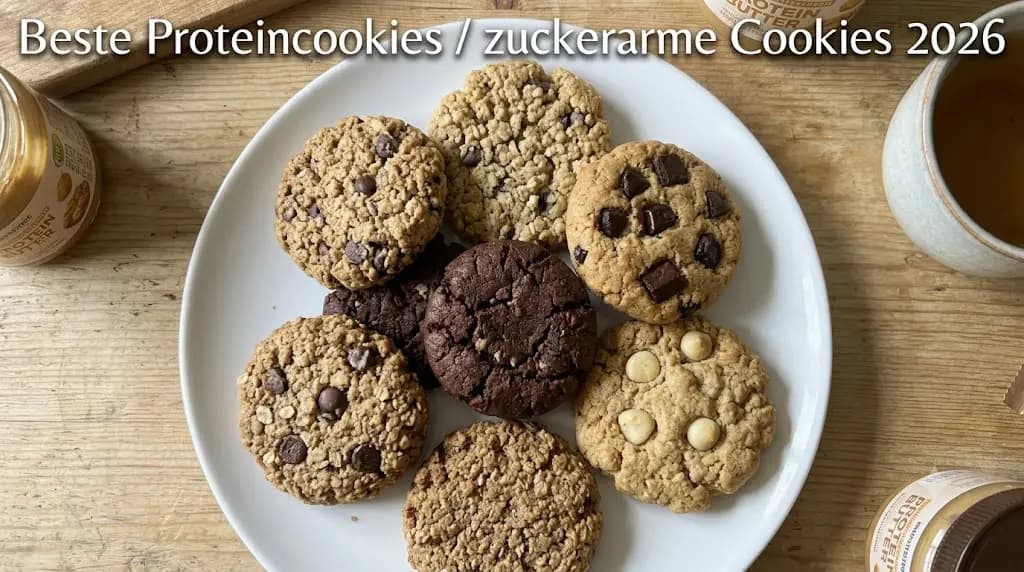 Beste Protein Cookies & zuckerarme Cookies 2026: Top 6 Ranking